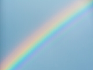 A rainbow in the sky