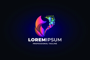 Obraz premium modern professional logo template