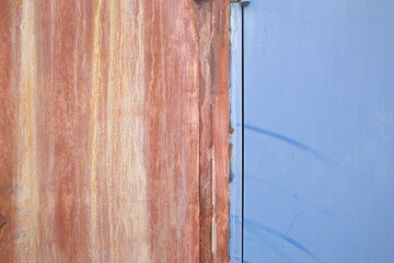 .Iron, rusty texture.