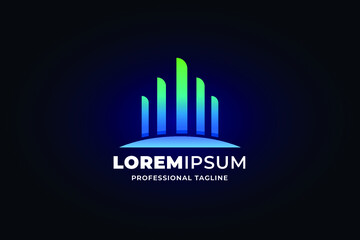 Fototapeta premium modern professional logo template