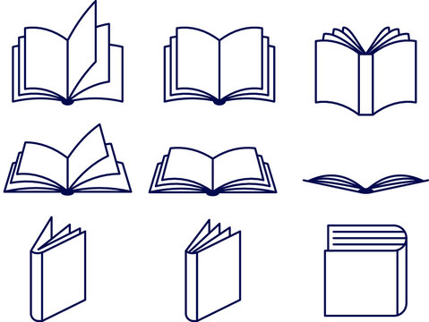 7,700+ Drawing Of Open Books Stock Illustrations, Royalty-Free