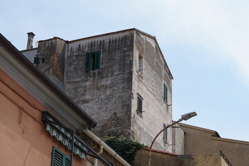 old house in the town,, Tuscany