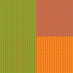 Geometric seamless textured abstract three-color background.