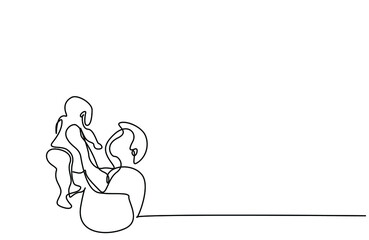 a father is holding a newborn baby