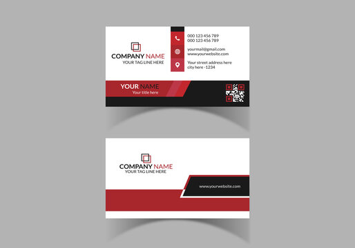 Business card template design visiting card