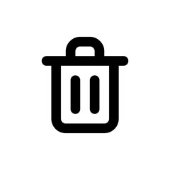 Recycle bin icon. Trash Can icon vector isolated on white background. Vector EPS 10