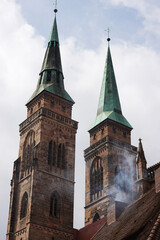Fototapeta na wymiar Saint Sebal cathedral in Nuremberg, Germany