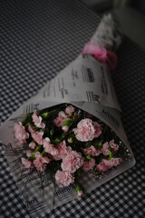 pink carnations and a bouquet - 511965965
