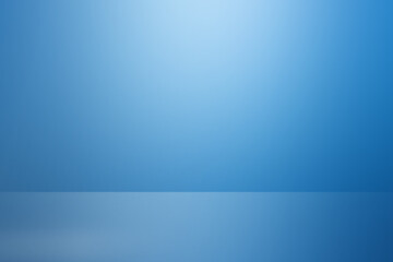 blue color of 3d product showcase background.