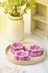 Assorted delicious homemade colorful cakes