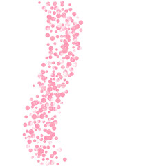 Shiny Gold Confetti. Pink Grunge Frame. Rose