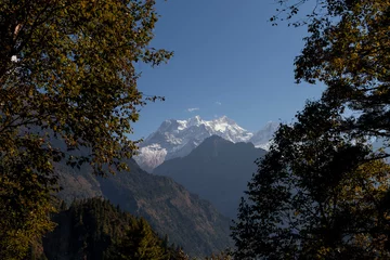 Tuinposter Manaslu manaslu in Himalaya