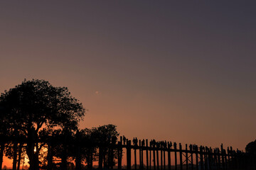 sunset in the fields