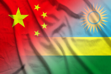 China and Rwanda government flag transborder negotiation RWA CXR