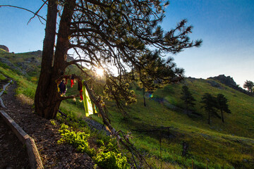 Naklejka premium Bear Butte State Park in Summer, South Dakota