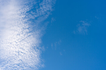 blue sky with clouds