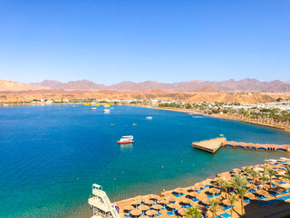 Obraz premium beautiful view of sunny egypt in sharm el sheikh