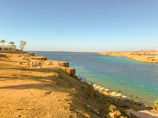 beautiful view of sunny egypt in sharm el sheikh