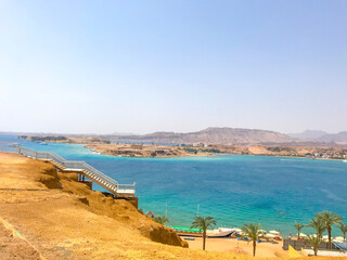 Obraz premium beautiful view of sunny egypt in sharm el sheikh