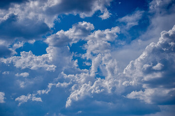 blue sky with clouds