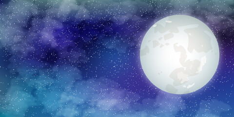 十五夜　月見　風景　背景