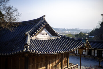 Fototapeta na wymiar Traditional Korean Traditional Hanok 한국 전통의 한옥