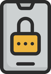 Fototapeta premium Lock phone