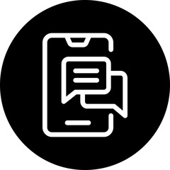 Fototapeta premium Chat Icon