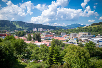 Fototapeta na wymiar Panorama of Dolni Kubin, Slovakia
