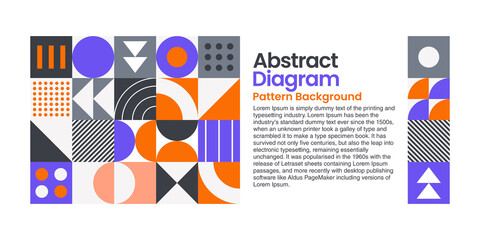 Abstract Diagram Pattrent backgrounds of geometric scale.