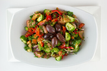 Mediterranean salad.