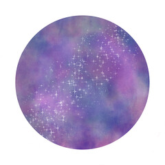 purple sphere, space and stars background for illustrations and designs,
宇宙と星の丸枠イラスト、デザイン用背景イメージ
天の川、七夕