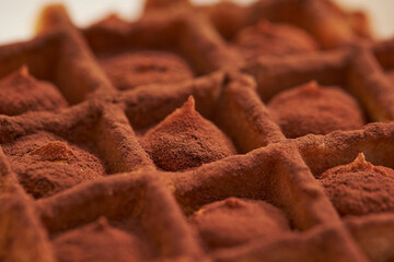 close up of chocolate