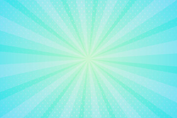Green light burst abstract background design with dotted, vector illustration
