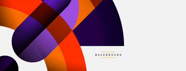 Obraz premium Trendy shapes, color minimal design composition, lines and shadows for wallpaper banner background or landing page