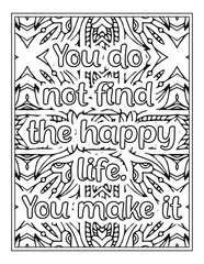 Quote Coloring Pages for Adults and Teens - Best Coloring Pages For Kdp coloring book