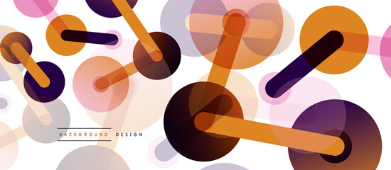 Network concept abstract background. Dots connection. Big data idea. Business template for wallpaper, banner, background or landing