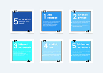 Social media post template with cool topographic design elements and trendy colors.