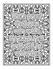 Quote Coloring Pages for Adults and Teens - Best Coloring Pages For Kdp coloring book