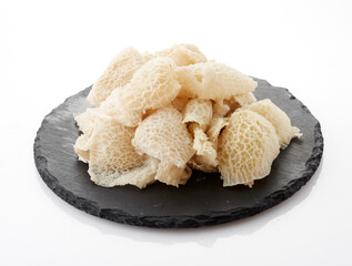 Delicious and fresh ingredients, morels
