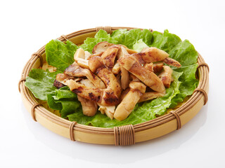 Delicious fresh ingredients, fresh mushrooms