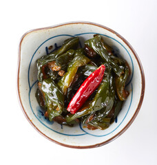 Delicious Chinese food, burnt pepper salad snack