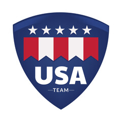 Premium USA team Logo and badge