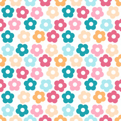 seamless pattern with flowers