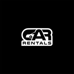 Obraz premium Car rental logo design template