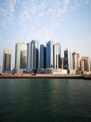city skyline in Bahrain