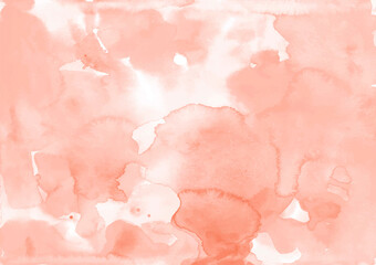 delicate pink watercolor background. delicate smears and overflows of paint on watercolor paper.