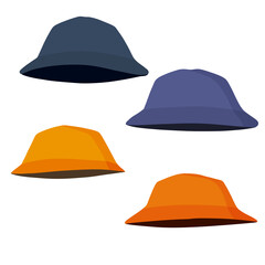 Panama hat. Summer men headdress. Accessory clothing.