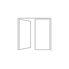 simple gate icon illustration design