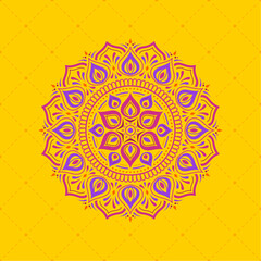 Diwali mandala pattern design